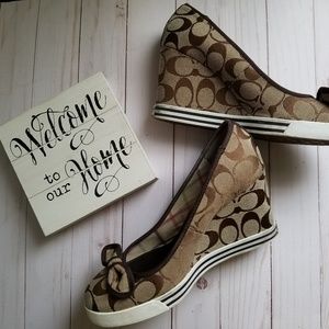 Coach sweetie wedge Clearance